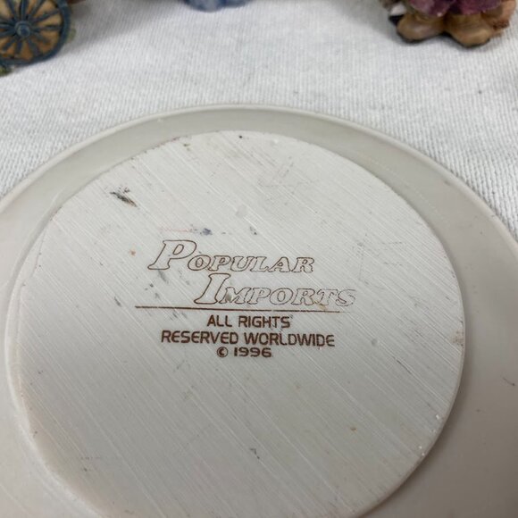 1996 Pioneer Wagon Trail Resin Tea Set Westward Expansion Map Popular Imports - Picture 4 of 10